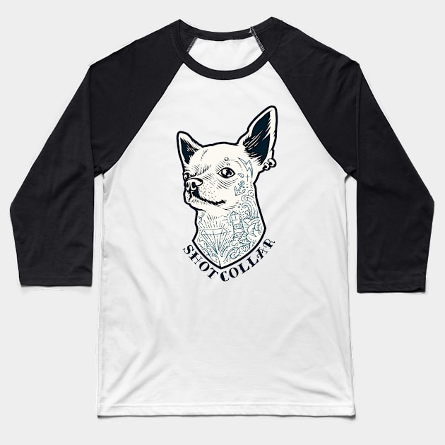 Shot Collar Baseball T-Shirt by yaywow